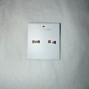 Kate Spade New York Ready Set Bow Pave Stud Earrings Rose Gold